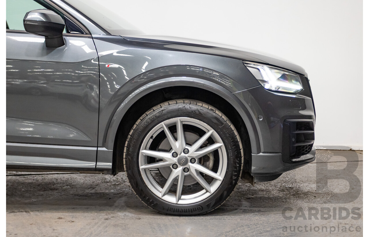 10/2017 Audi Q2 2.0 TDI Quattro Sport (AWD) GA MY18 4D Wagon Daytona Grey Pearl Turbo Diesel 2.0L