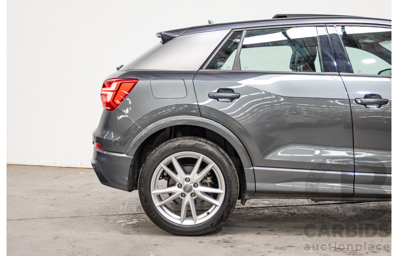 10/2017 Audi Q2 2.0 TDI Quattro Sport (AWD) GA MY18 4D Wagon Daytona Grey Pearl Turbo Diesel 2.0L