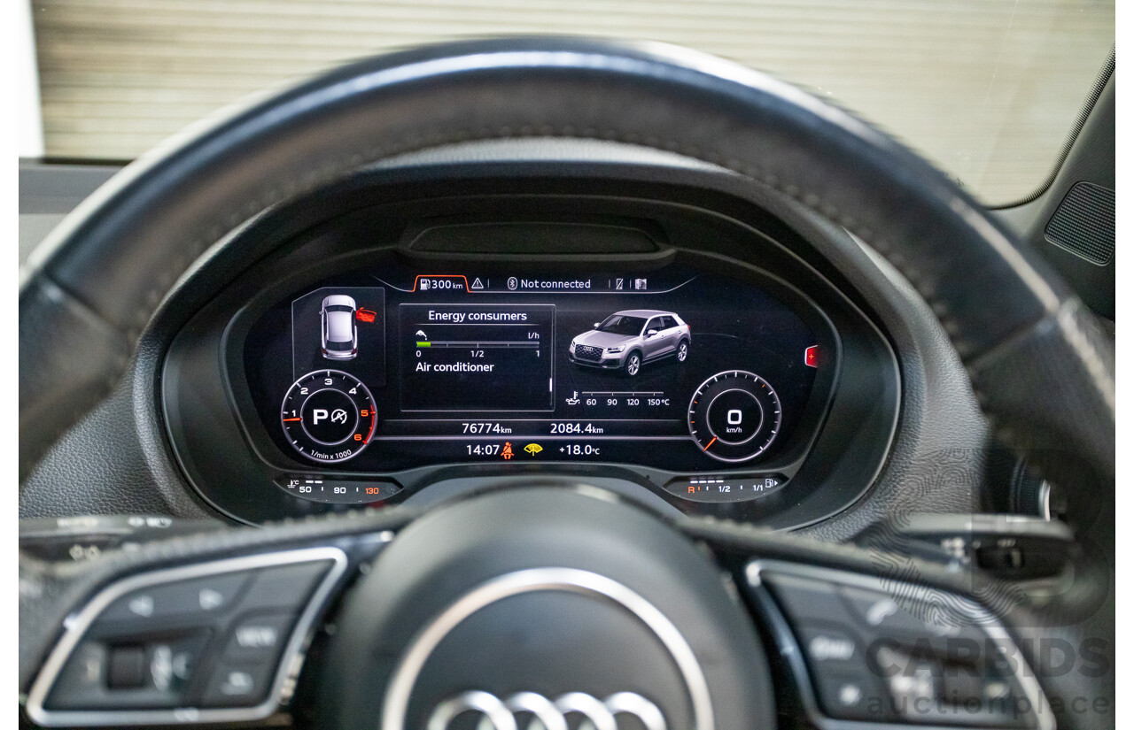 10/2017 Audi Q2 2.0 TDI Quattro Sport (AWD) GA MY18 4D Wagon Daytona Grey Pearl Turbo Diesel 2.0L