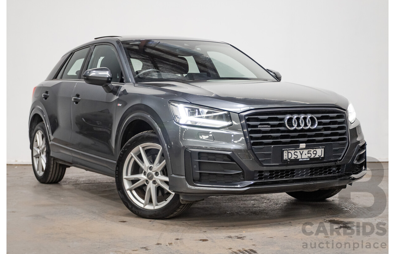 10/2017 Audi Q2 2.0 TDI Quattro Sport (AWD) GA MY18 4D Wagon Daytona Grey Pearl Turbo Diesel 2.0L
