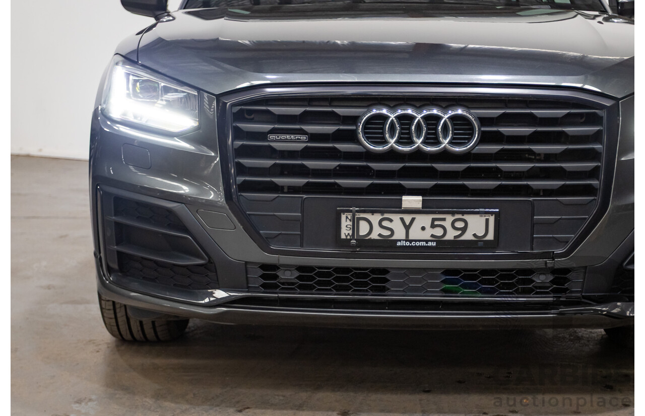 10/2017 Audi Q2 2.0 TDI Quattro Sport (AWD) GA MY18 4D Wagon Daytona Grey Pearl Turbo Diesel 2.0L