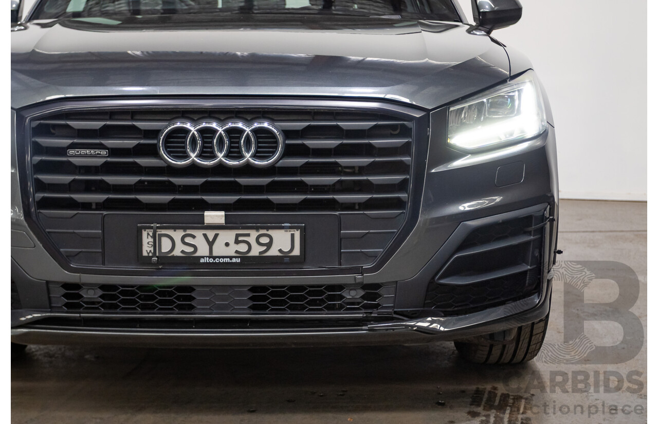 10/2017 Audi Q2 2.0 TDI Quattro Sport (AWD) GA MY18 4D Wagon Daytona Grey Pearl Turbo Diesel 2.0L