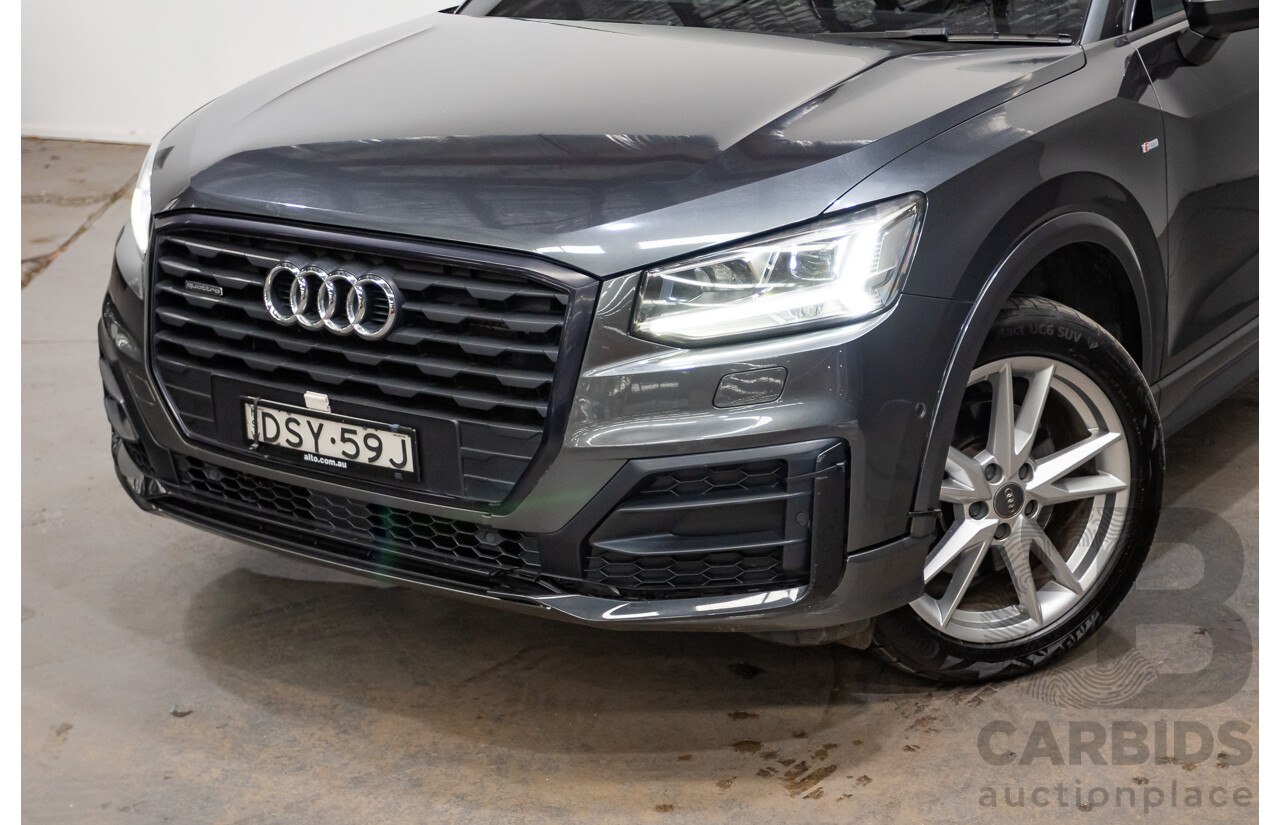 10/2017 Audi Q2 2.0 TDI Quattro Sport (AWD) GA MY18 4D Wagon Daytona Grey Pearl Turbo Diesel 2.0L