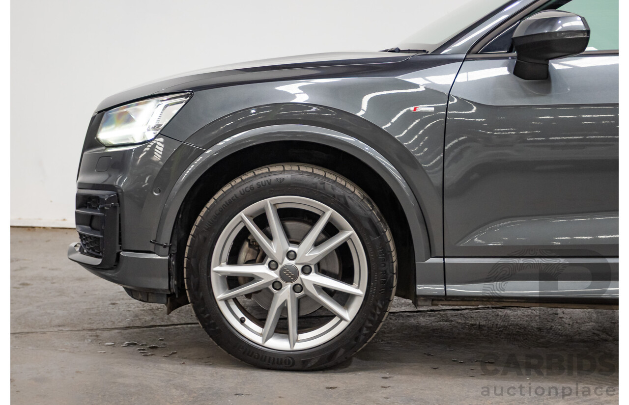 10/2017 Audi Q2 2.0 TDI Quattro Sport (AWD) GA MY18 4D Wagon Daytona Grey Pearl Turbo Diesel 2.0L