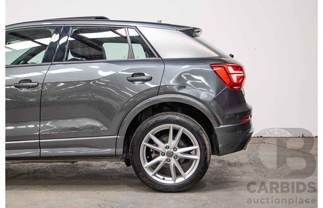 10/2017 Audi Q2 2.0 TDI Quattro Sport (AWD) GA MY18 4D Wagon Daytona Grey Pearl Turbo Diesel 2.0L