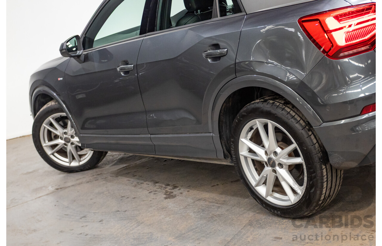 10/2017 Audi Q2 2.0 TDI Quattro Sport (AWD) GA MY18 4D Wagon Daytona Grey Pearl Turbo Diesel 2.0L