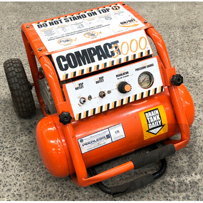 Compact 3000 Roll Cage Electric Air Compressor