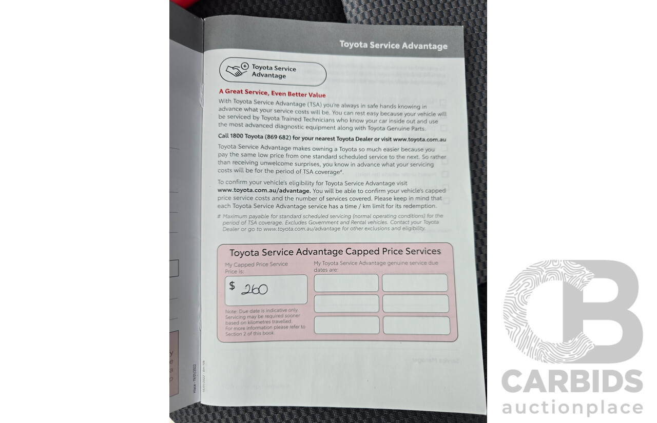 05/2022 Toyota Hiace LWB GDH300R 4d Van French Vanilla White Turbo Diesel 2.8L