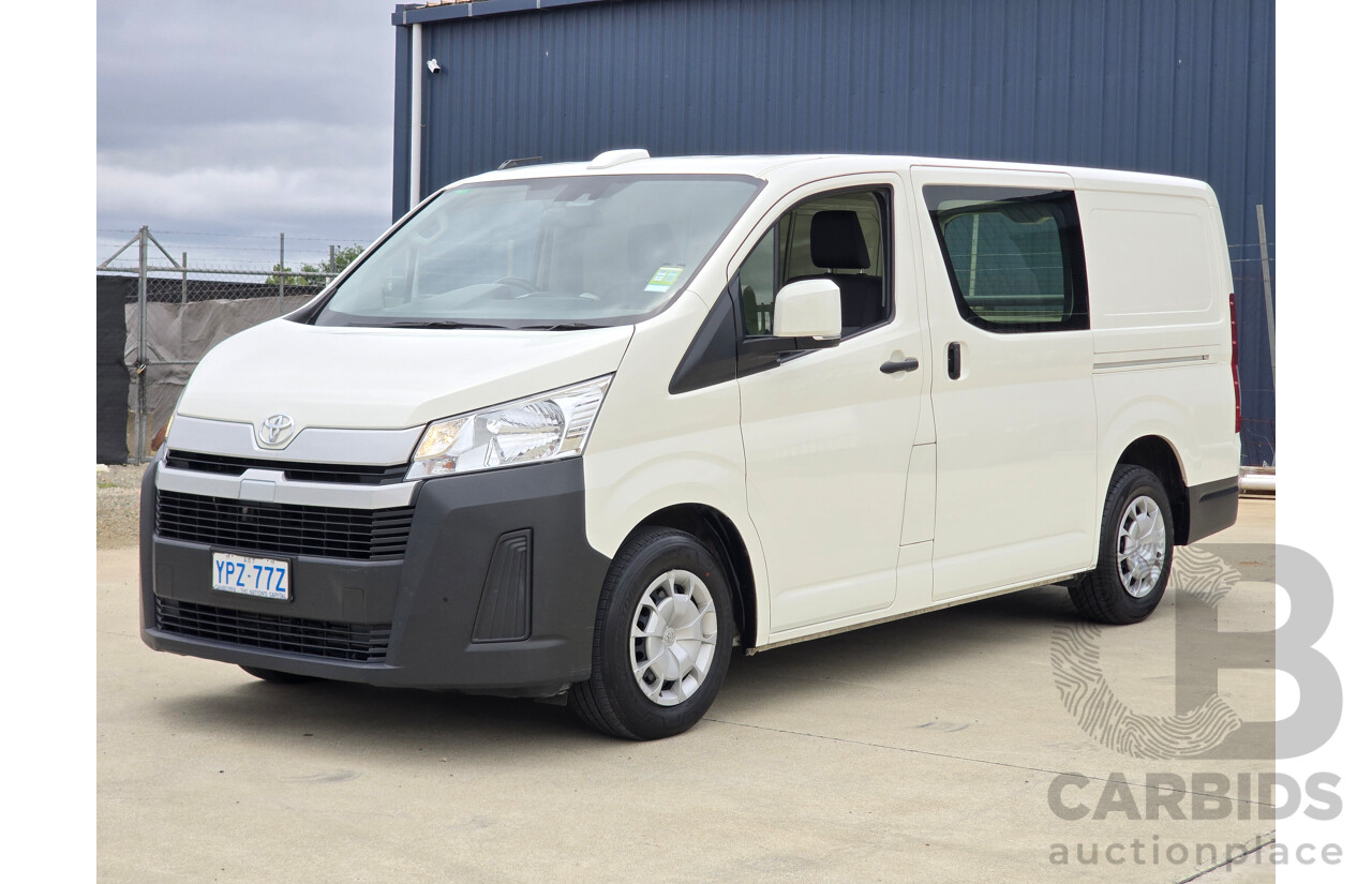 05/2022 Toyota Hiace LWB GDH300R 4d Van French Vanilla White Turbo Diesel 2.8L