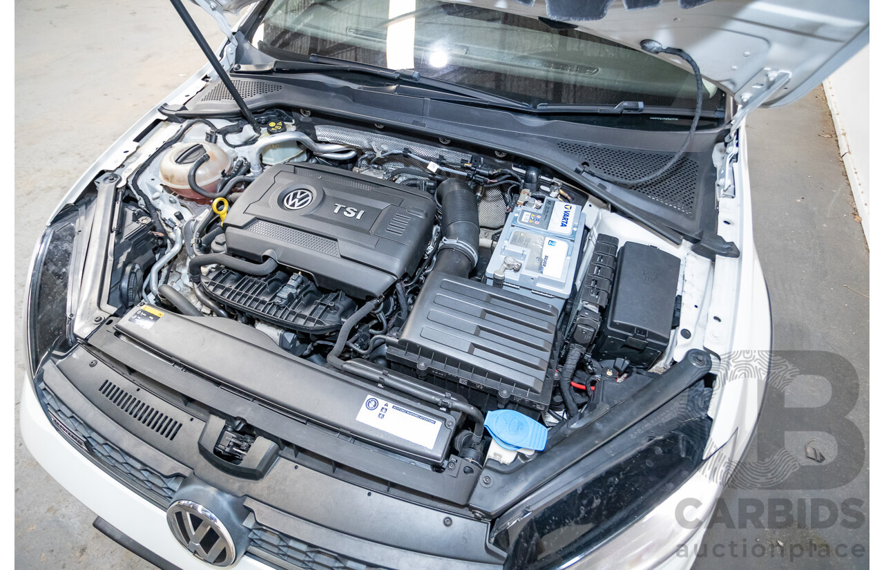 02/2017 Volkswagen Golf Alltrack 132 TSI (AWD) AU MY17 4D Wagon Pure White Turbo 1.8L