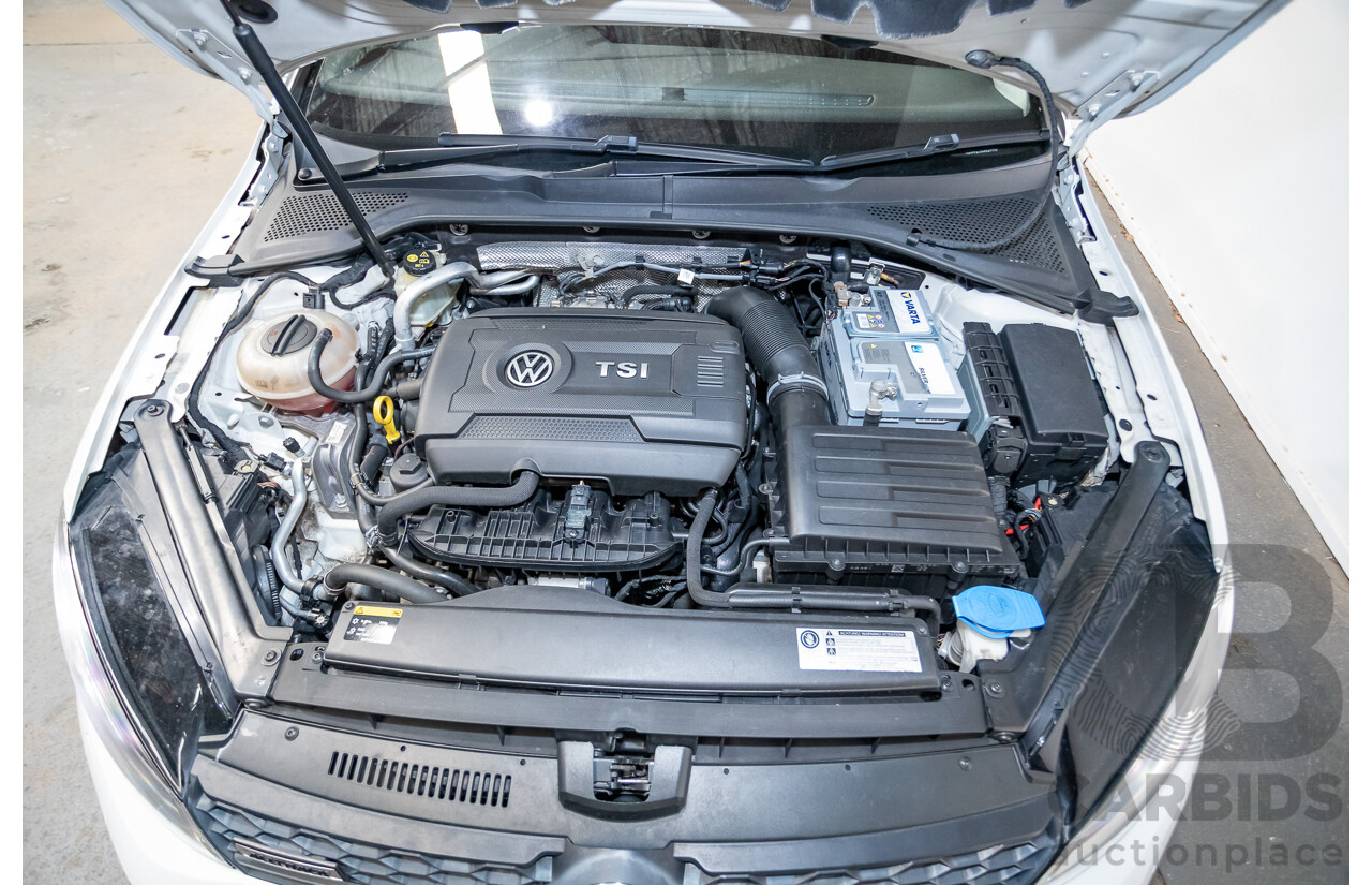 02/2017 Volkswagen Golf Alltrack 132 TSI (AWD) AU MY17 4D Wagon Pure White Turbo 1.8L