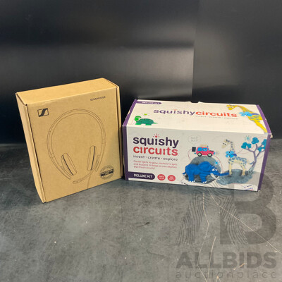 Squish Circuits Deluxe Kit & SENNHEISER VOIP Headset - Lot of 2
