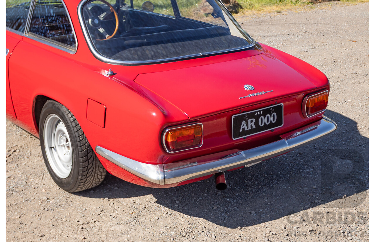 1/1969 Alfa Romeo GT Veloce 1750 2d Coupe Alfa Rosso Red 1.8L