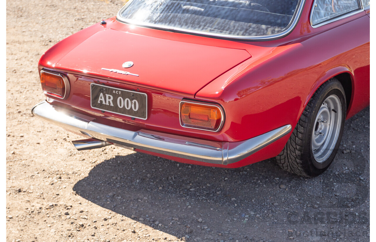 1/1969 Alfa Romeo GT Veloce 1750 2d Coupe Alfa Rosso Red 1.8L