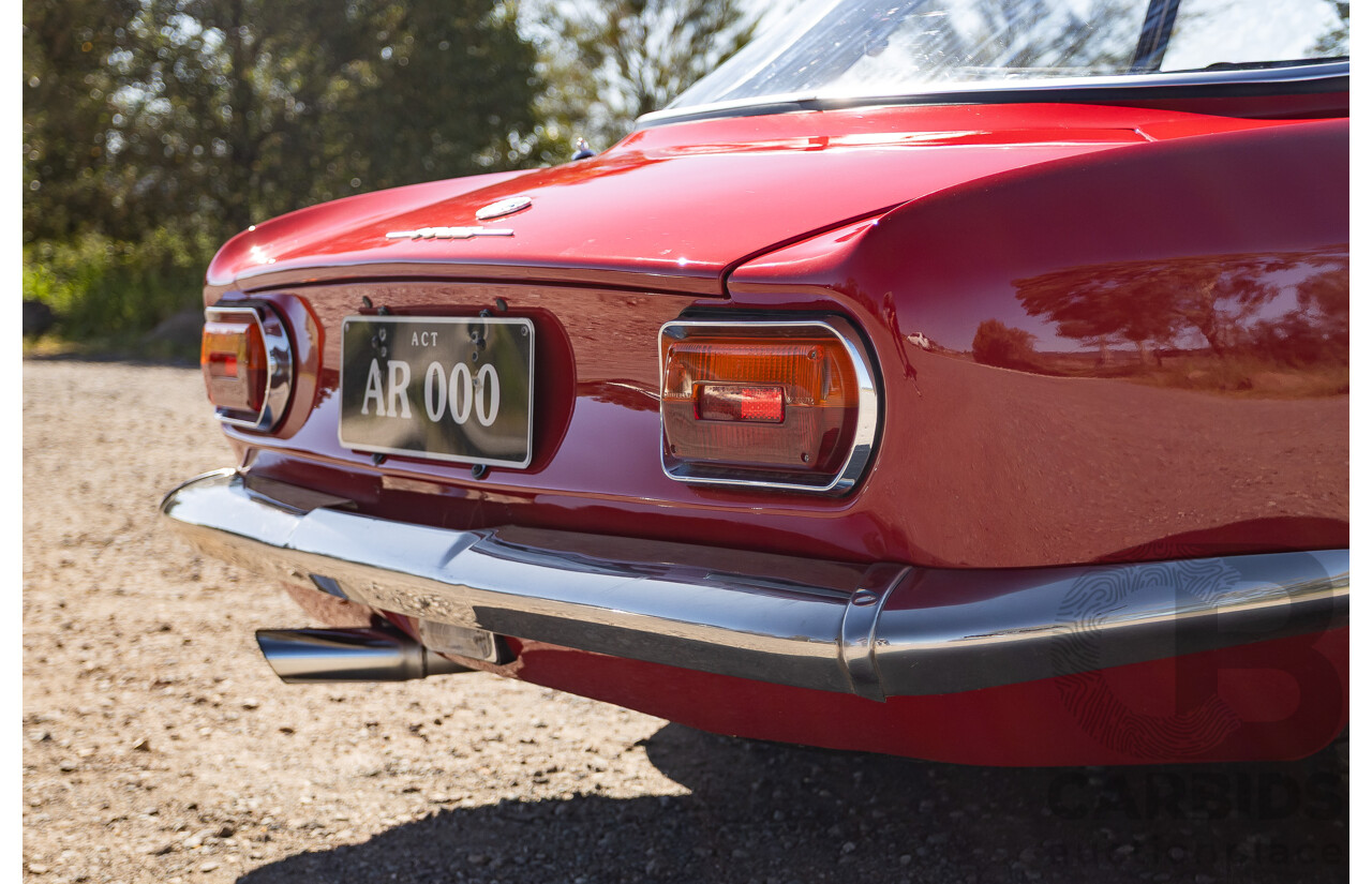 1/1969 Alfa Romeo GT Veloce 1750 2d Coupe Alfa Rosso Red 1.8L