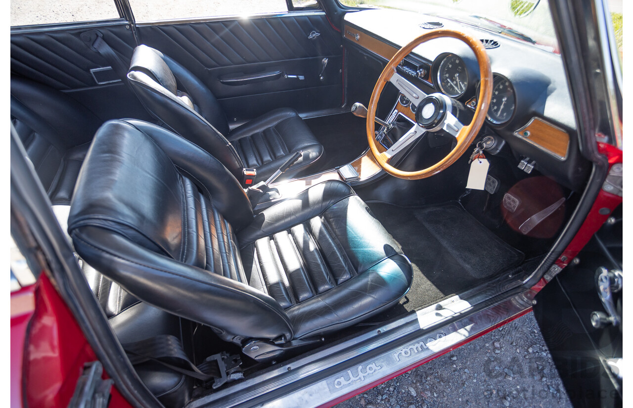 1/1969 Alfa Romeo GT Veloce 1750 2d Coupe Alfa Rosso Red 1.8L