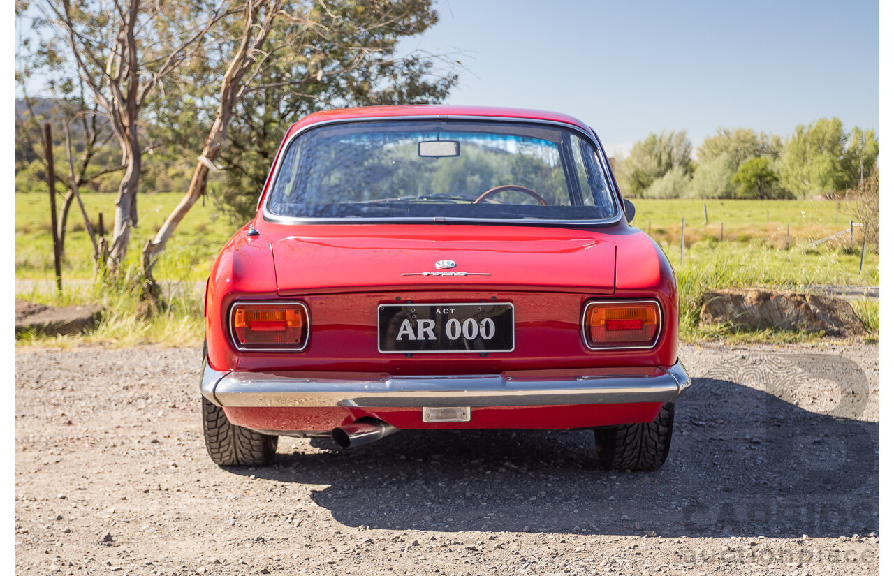 1/1969 Alfa Romeo GT Veloce 1750 2d Coupe Alfa Rosso Red 1.8L