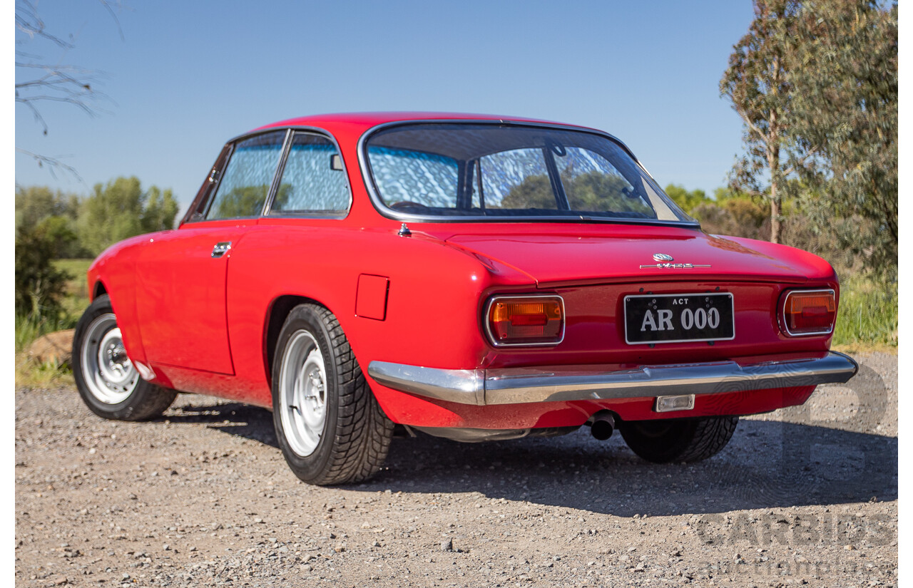 1/1969 Alfa Romeo GT Veloce 1750 2d Coupe Alfa Rosso Red 1.8L
