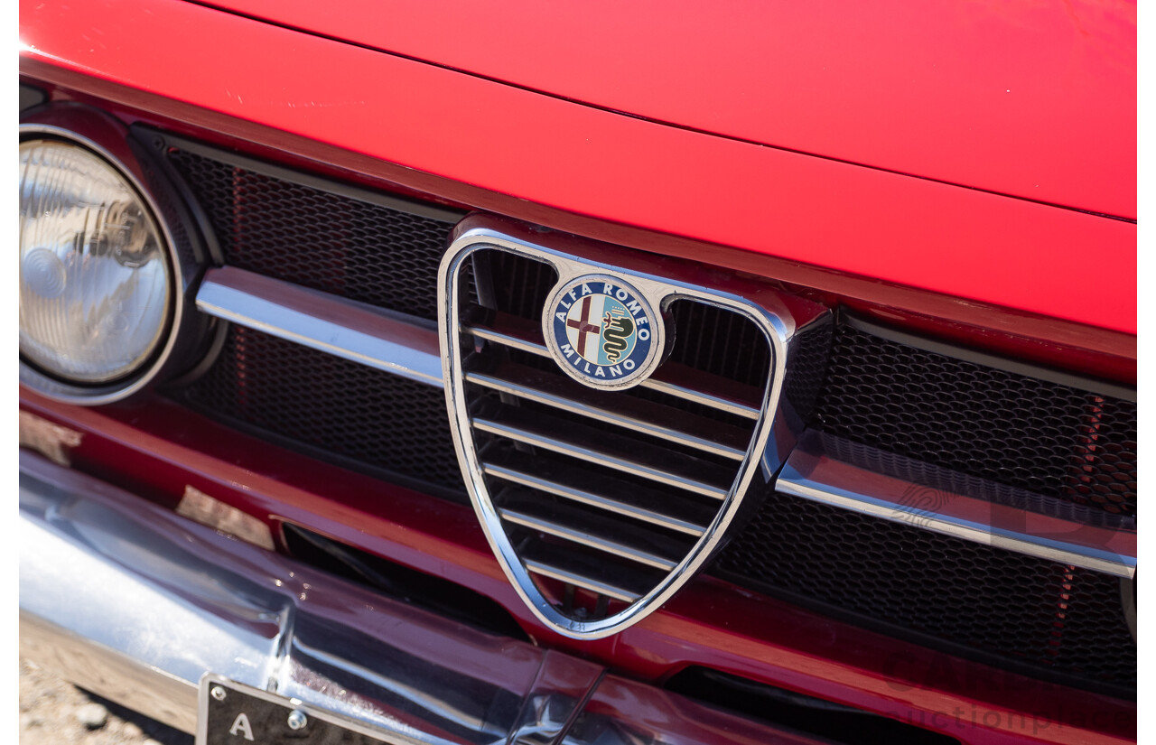 1/1969 Alfa Romeo GT Veloce 1750 2d Coupe Alfa Rosso Red 1.8L