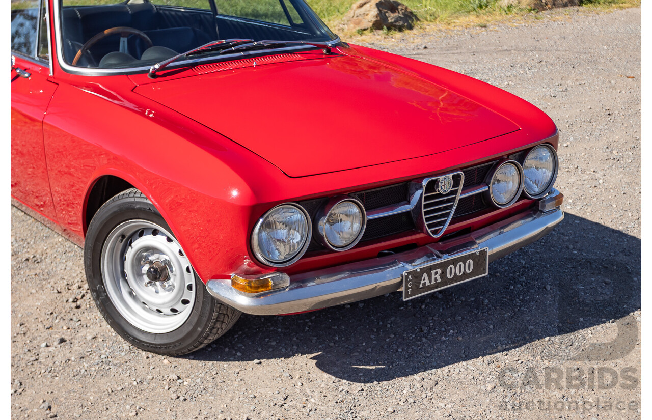 1/1969 Alfa Romeo GT Veloce 1750 2d Coupe Alfa Rosso Red 1.8L