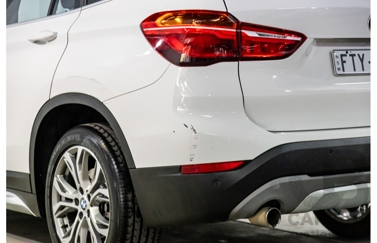 05/2018 BMW X1sDrive20i (FWD) F48 MY18 4d Wagon Alpine White Turbo 2.0L