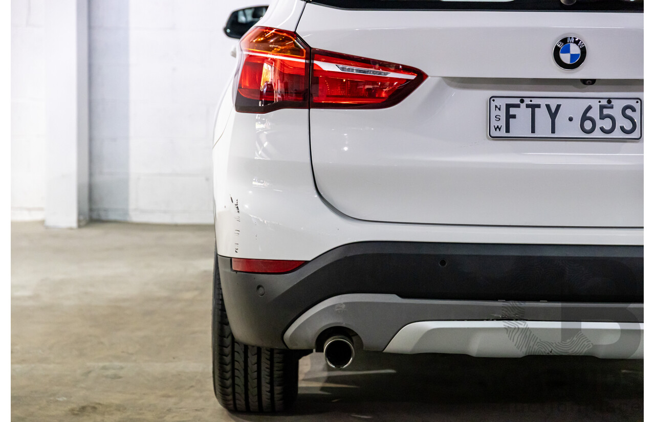 05/2018 BMW X1sDrive20i (FWD) F48 MY18 4d Wagon Alpine White Turbo 2.0L