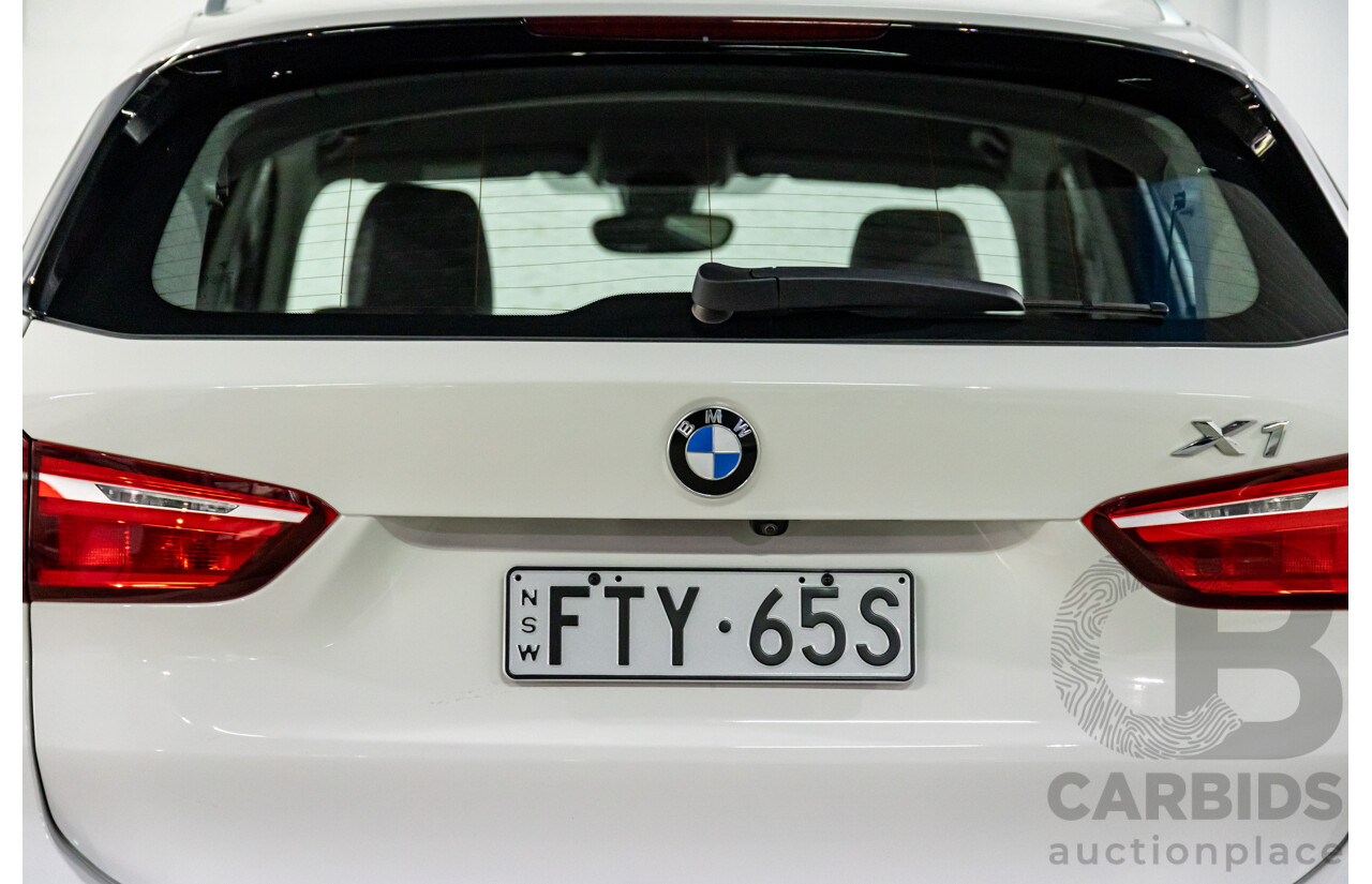 05/2018 BMW X1sDrive20i (FWD) F48 MY18 4d Wagon Alpine White Turbo 2.0L