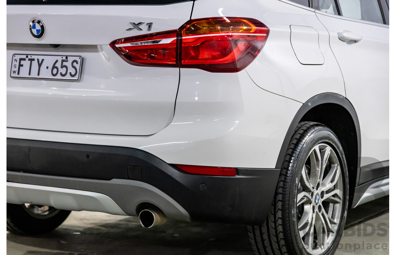 05/2018 BMW X1sDrive20i (FWD) F48 MY18 4d Wagon Alpine White Turbo 2.0L