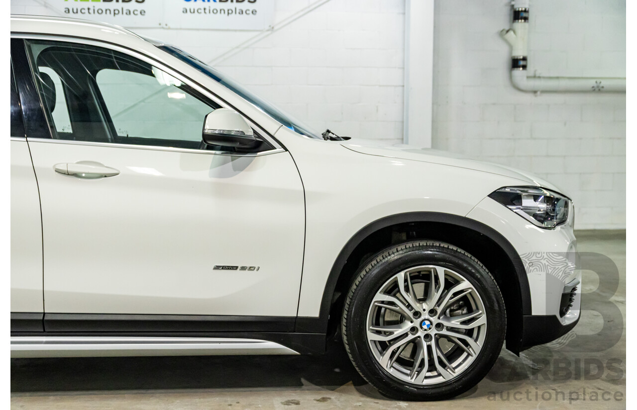 05/2018 BMW X1sDrive20i (FWD) F48 MY18 4d Wagon Alpine White Turbo 2.0L