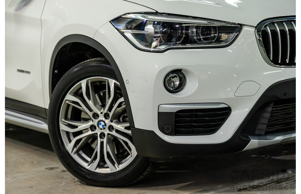 05/2018 BMW X1sDrive20i (FWD) F48 MY18 4d Wagon Alpine White Turbo 2.0L