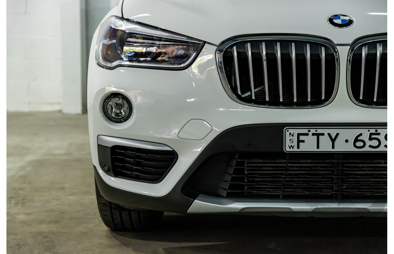 05/2018 BMW X1sDrive20i (FWD) F48 MY18 4d Wagon Alpine White Turbo 2.0L