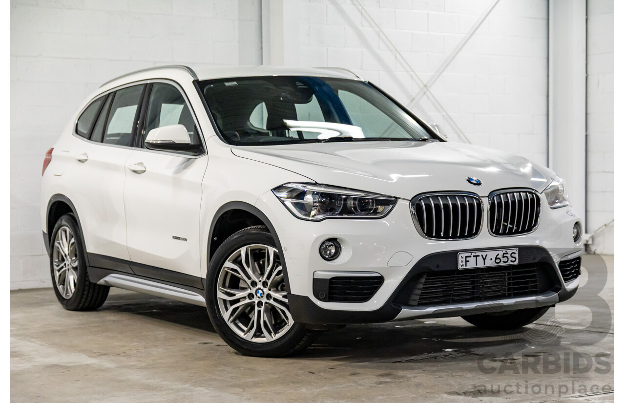05/2018 BMW X1sDrive20i (FWD) F48 MY18 4d Wagon Alpine White Turbo 2.0L