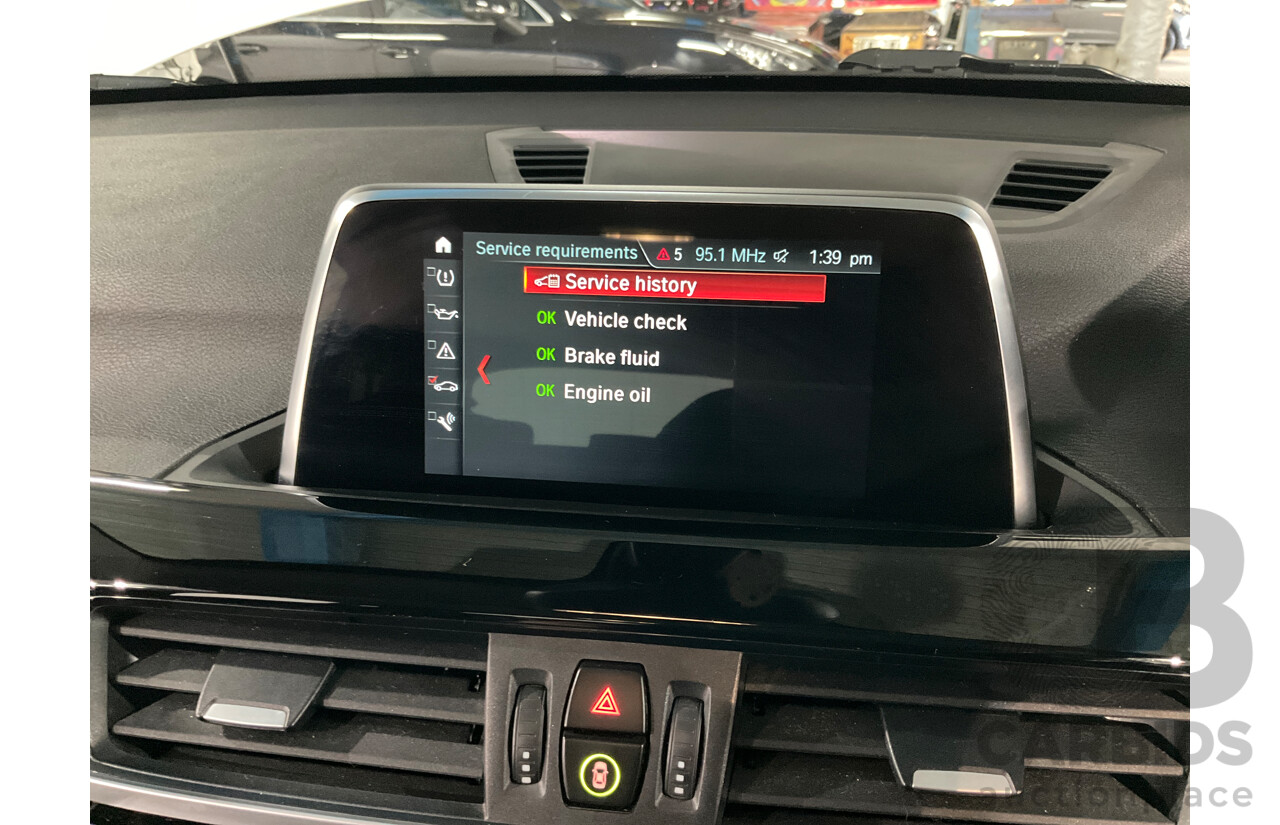 05/2018 BMW X1sDrive20i (FWD) F48 MY18 4d Wagon Alpine White Turbo 2.0L