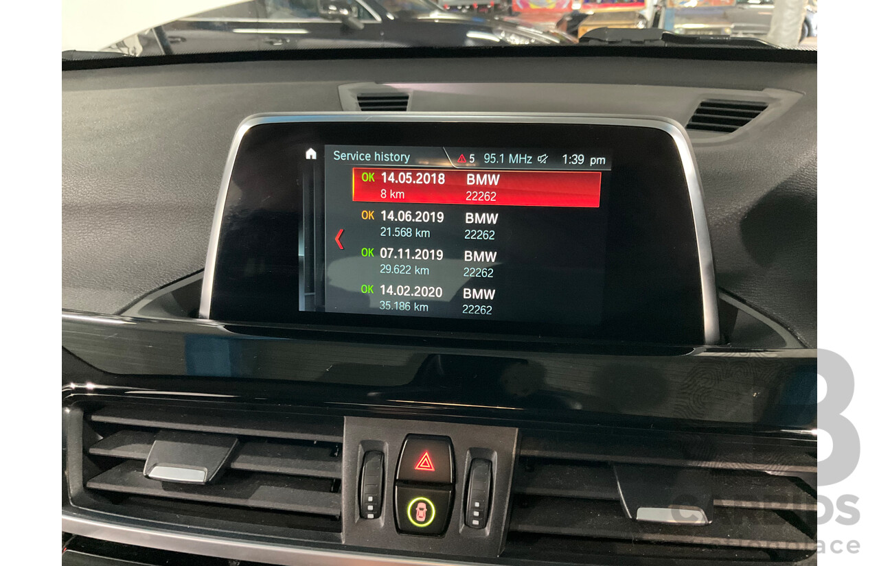 05/2018 BMW X1sDrive20i (FWD) F48 MY18 4d Wagon Alpine White Turbo 2.0L