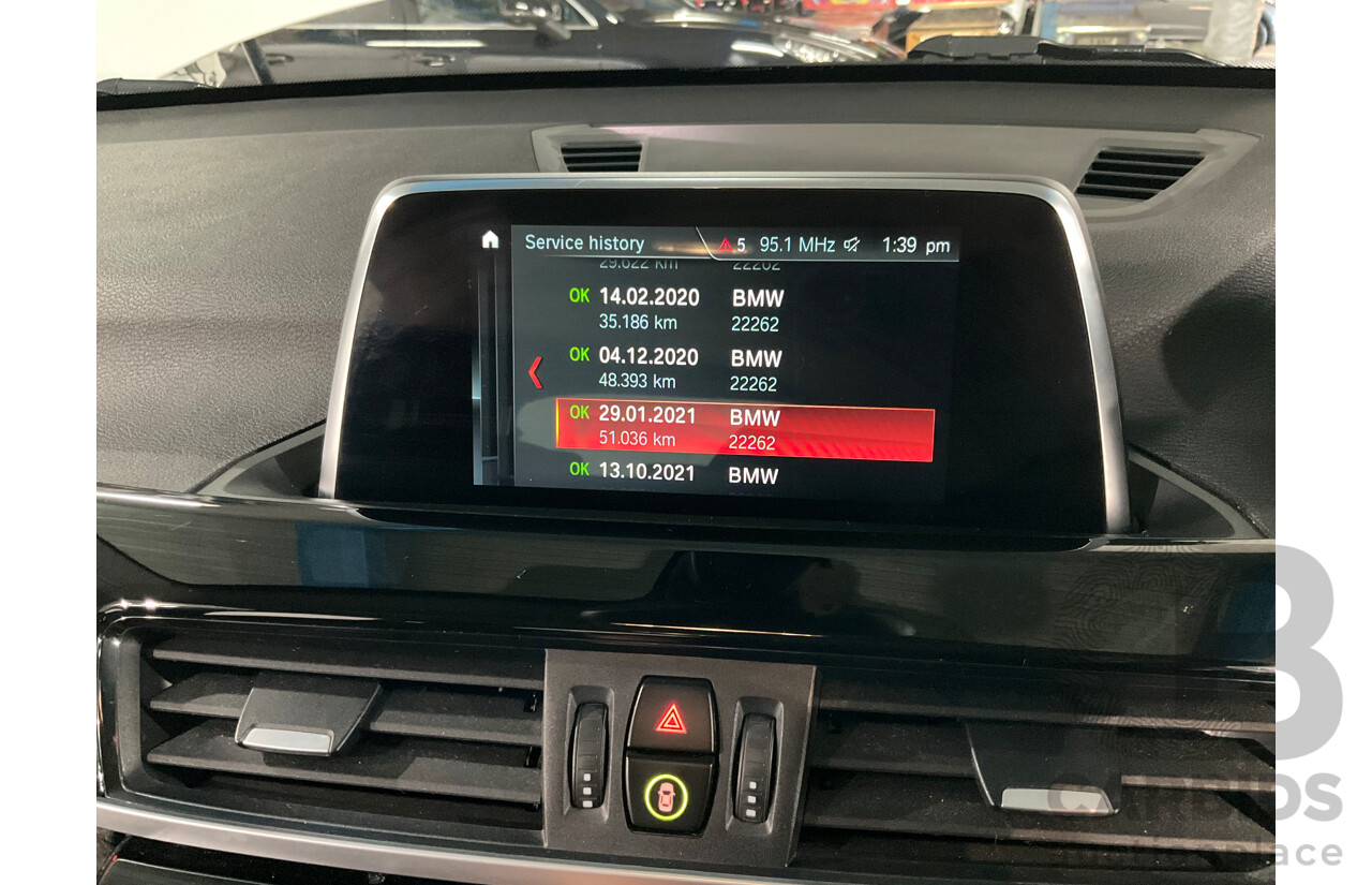05/2018 BMW X1sDrive20i (FWD) F48 MY18 4d Wagon Alpine White Turbo 2.0L