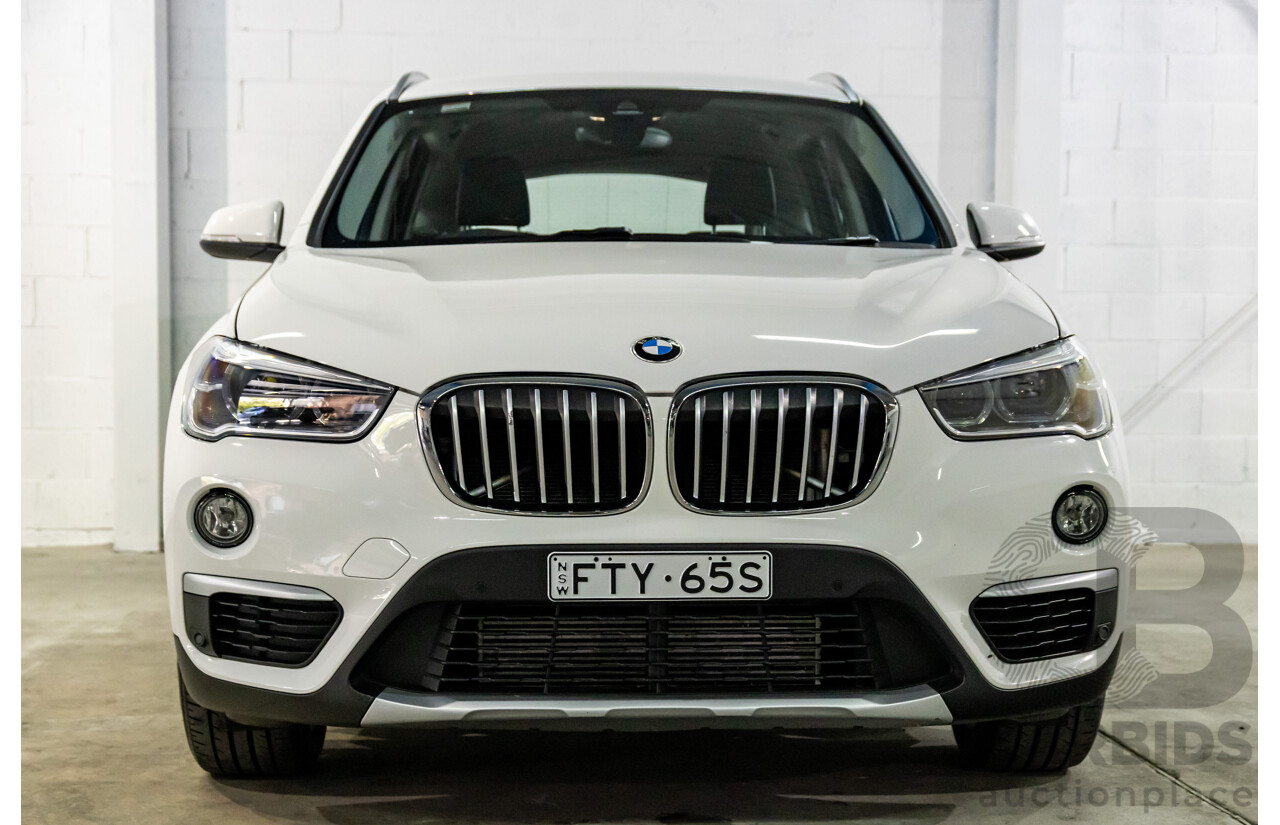 05/2018 BMW X1sDrive20i (FWD) F48 MY18 4d Wagon Alpine White Turbo 2.0L