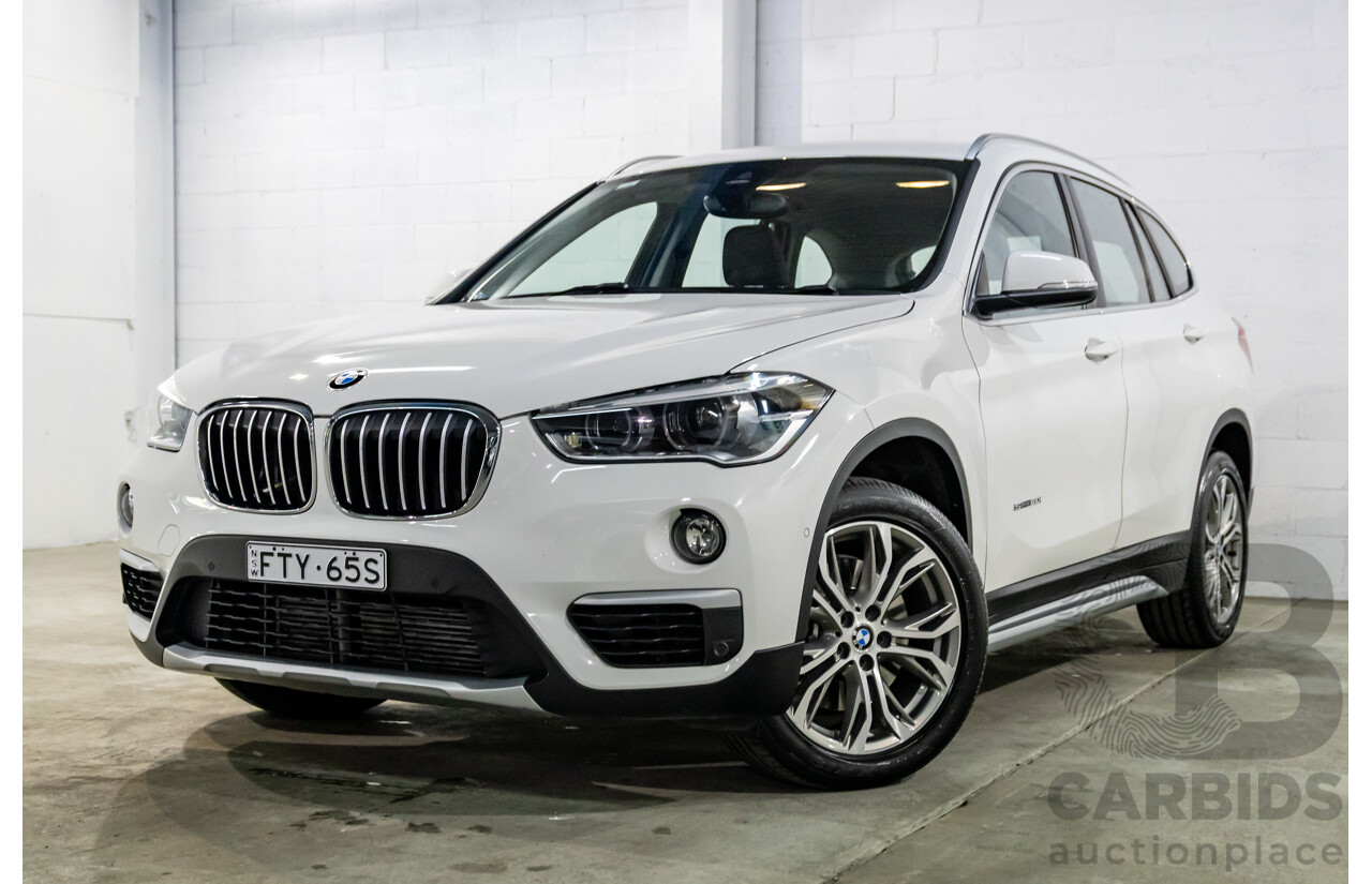 05/2018 BMW X1sDrive20i (FWD) F48 MY18 4d Wagon Alpine White Turbo 2.0L