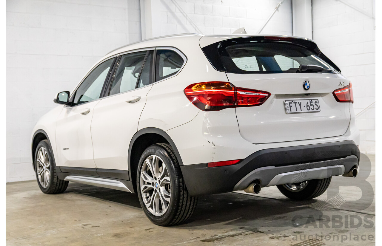 05/2018 BMW X1sDrive20i (FWD) F48 MY18 4d Wagon Alpine White Turbo 2.0L