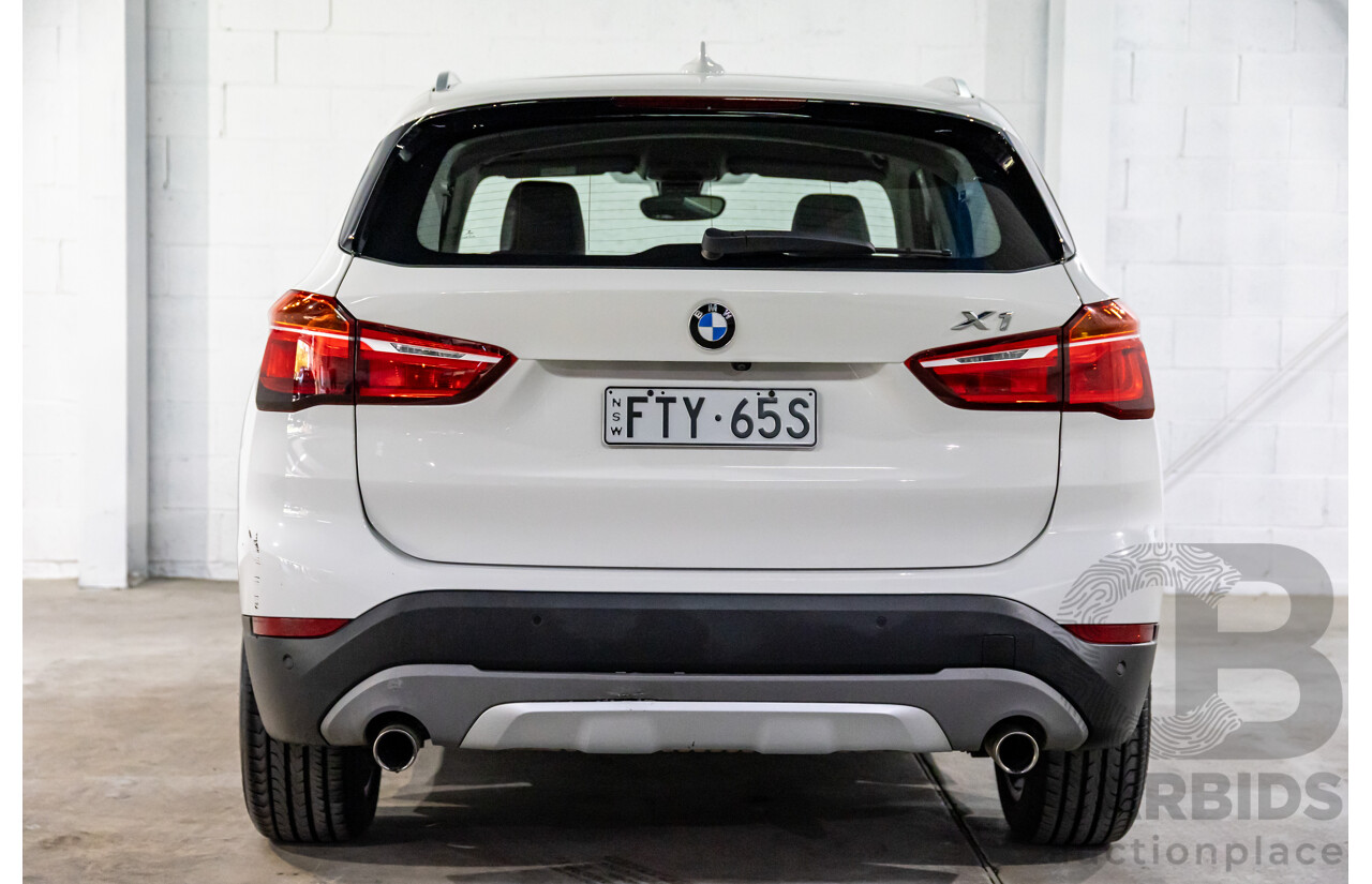 05/2018 BMW X1sDrive20i (FWD) F48 MY18 4d Wagon Alpine White Turbo 2.0L