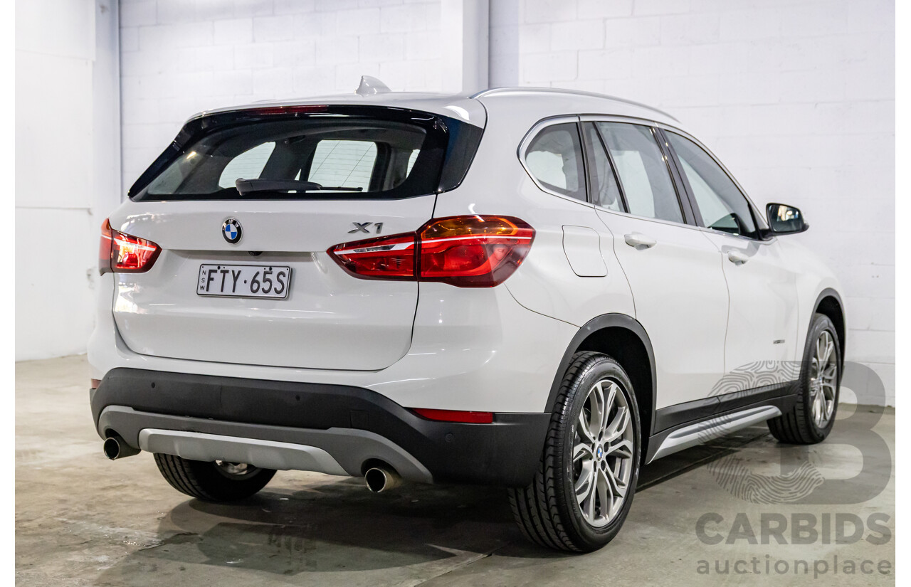 05/2018 BMW X1sDrive20i (FWD) F48 MY18 4d Wagon Alpine White Turbo 2.0L