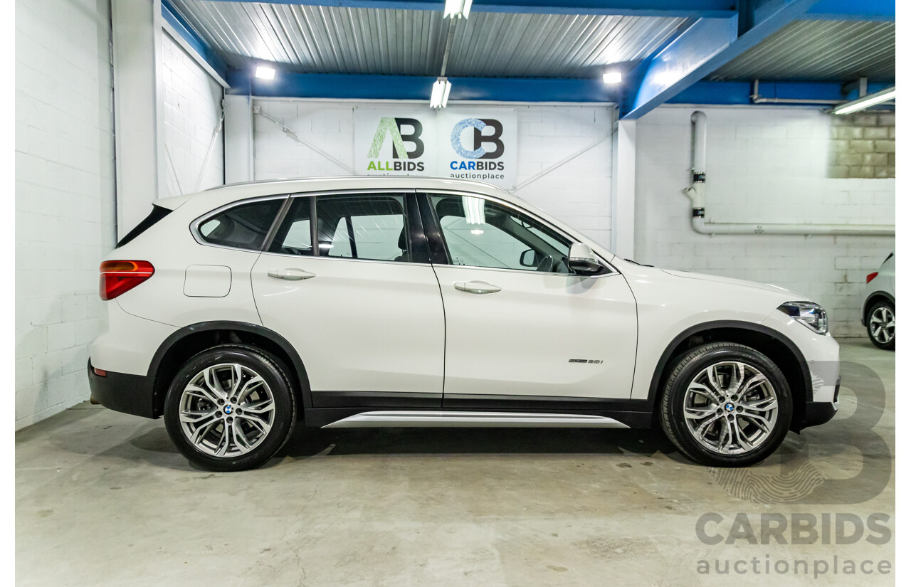 05/2018 BMW X1sDrive20i (FWD) F48 MY18 4d Wagon Alpine White Turbo 2.0L