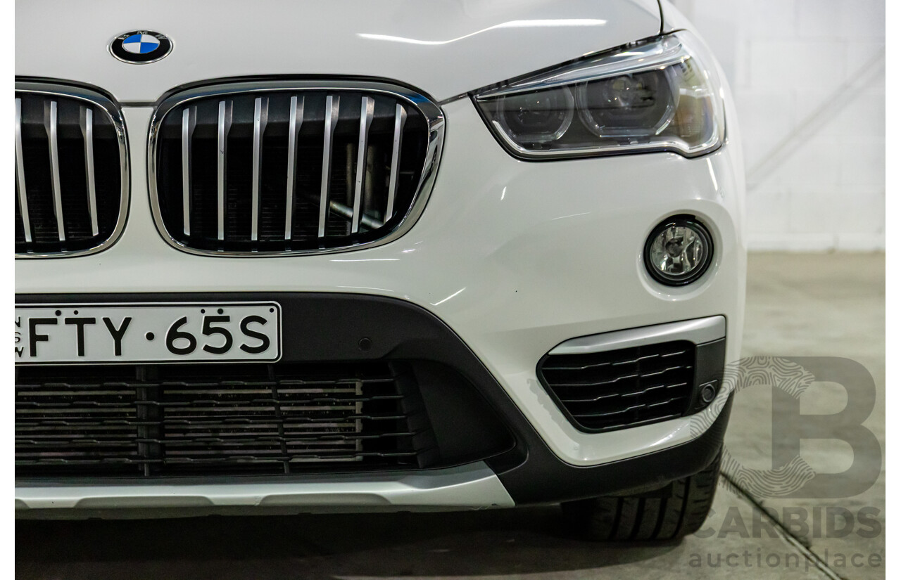 05/2018 BMW X1sDrive20i (FWD) F48 MY18 4d Wagon Alpine White Turbo 2.0L