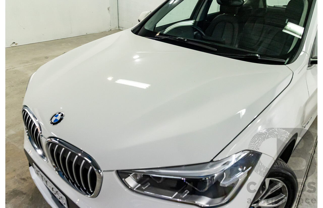 05/2018 BMW X1sDrive20i (FWD) F48 MY18 4d Wagon Alpine White Turbo 2.0L