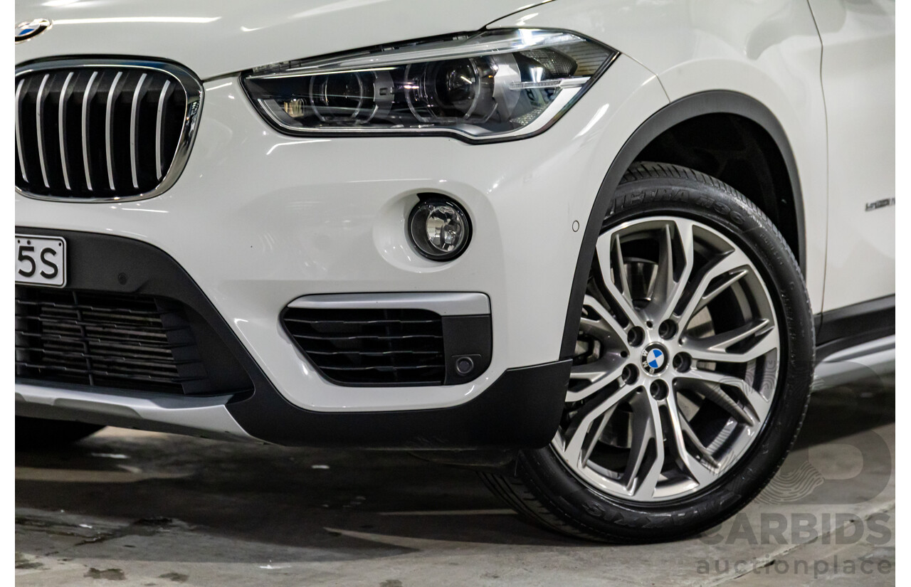 05/2018 BMW X1sDrive20i (FWD) F48 MY18 4d Wagon Alpine White Turbo 2.0L