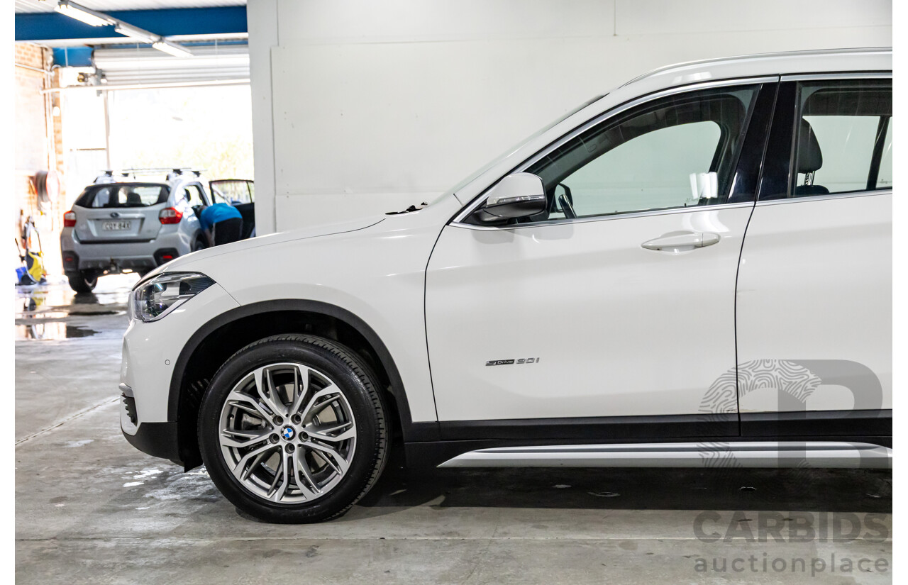 05/2018 BMW X1sDrive20i (FWD) F48 MY18 4d Wagon Alpine White Turbo 2.0L