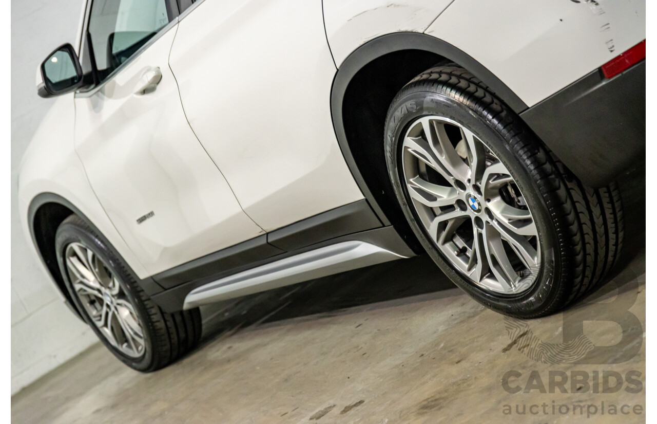 05/2018 BMW X1sDrive20i (FWD) F48 MY18 4d Wagon Alpine White Turbo 2.0L