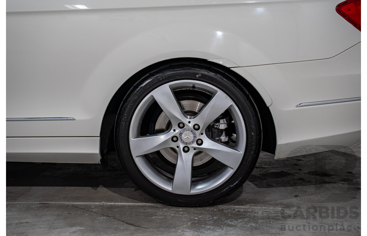 11/2011 Mercedes-Benz C250 CDI BE W204 MY11 2d Coupe Calcite White Turbo Diesel 2.1L