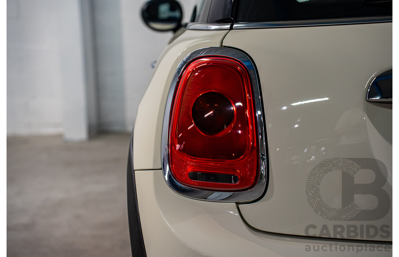 9/2015 Mini Cooper F56 3d Hatchback Pepper White/Midnight Black Turbo 1.5L