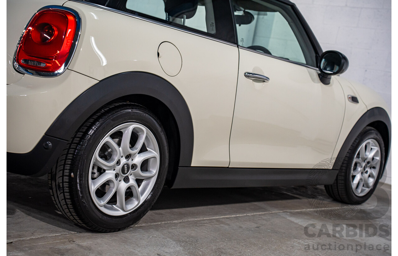 9/2015 Mini Cooper F56 3d Hatchback Pepper White/Midnight Black Turbo 1.5L