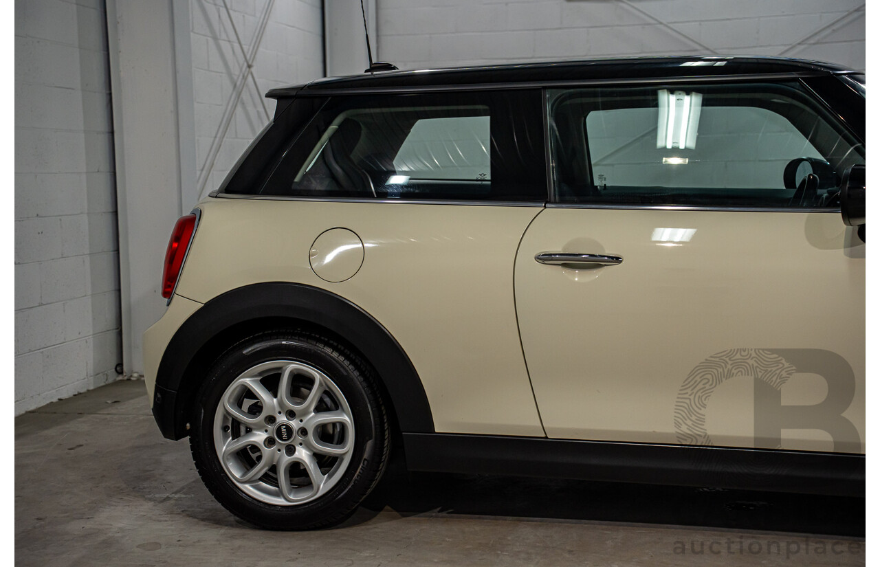 9/2015 Mini Cooper F56 3d Hatchback Pepper White/Midnight Black Turbo 1.5L